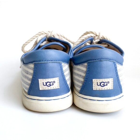 Ugg EYAN Striped Sneaker with Leather Accents - Picture 10 of 14